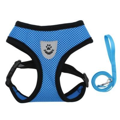 Dog Harness Cat Harness with Pet Leash Set Mesh Vesh Harness