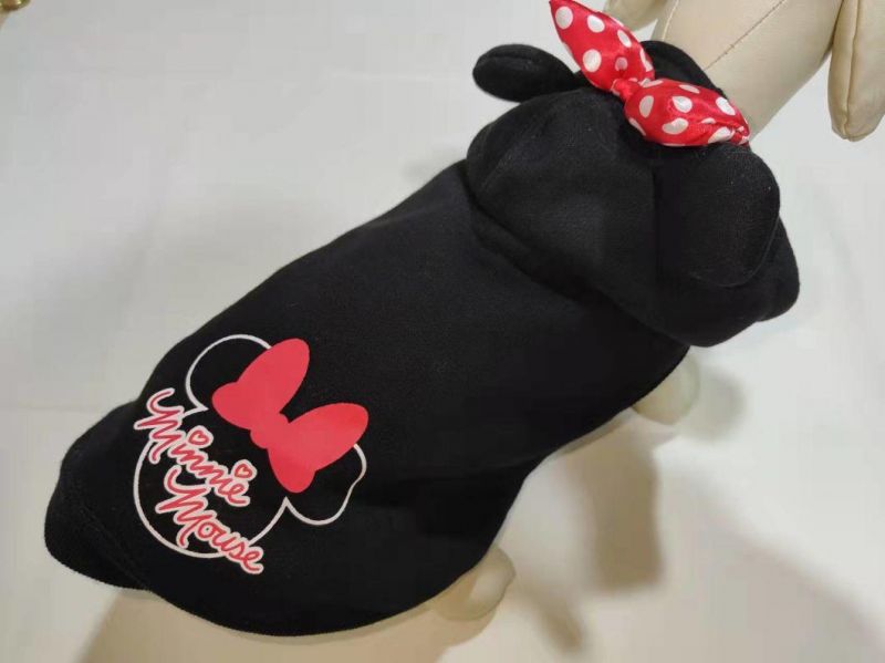 “ Minnie Mouse” Pet Products Pet Clothes Dog Hoodie Dog Coat Pet Coat