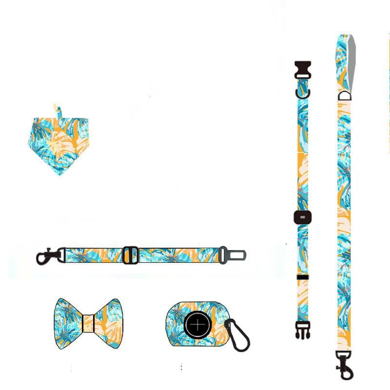 Popular Pattern Custom Print Ajustable Soft Reversible Dog Harness