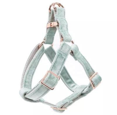 Factory Custom Heavy Duty No Pull Dog Halter Harness Velvet Adjustable Step in Dog Harness