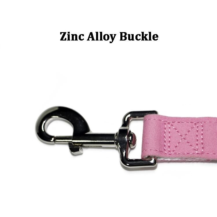Wholesale Personalized Adjustable Luxury Custom Fashion Cotton Metal Buckle Dog Collar and Leash Set