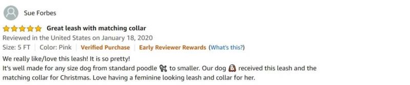 Sturdy Pattern Dog Leash Support Customer Design Dog Leash
