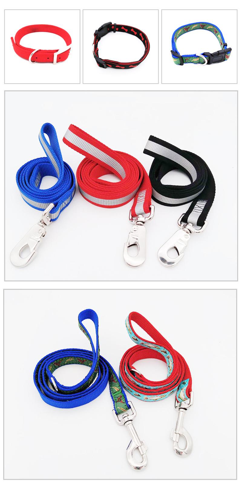 Adjustable Metal Buckle Eco-Friendly Colorful Nylon Pet Dog Collar
