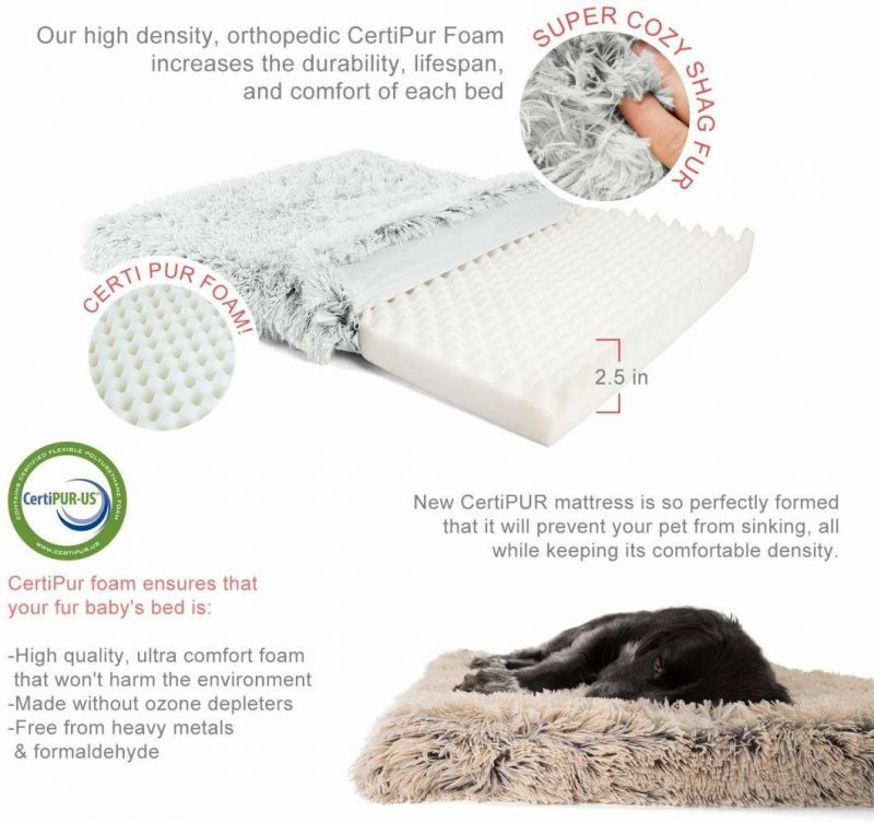 Healthy and Comfortable Puppy Beds Luxury Dog Beds with Detachable Easy Cleaning Cover