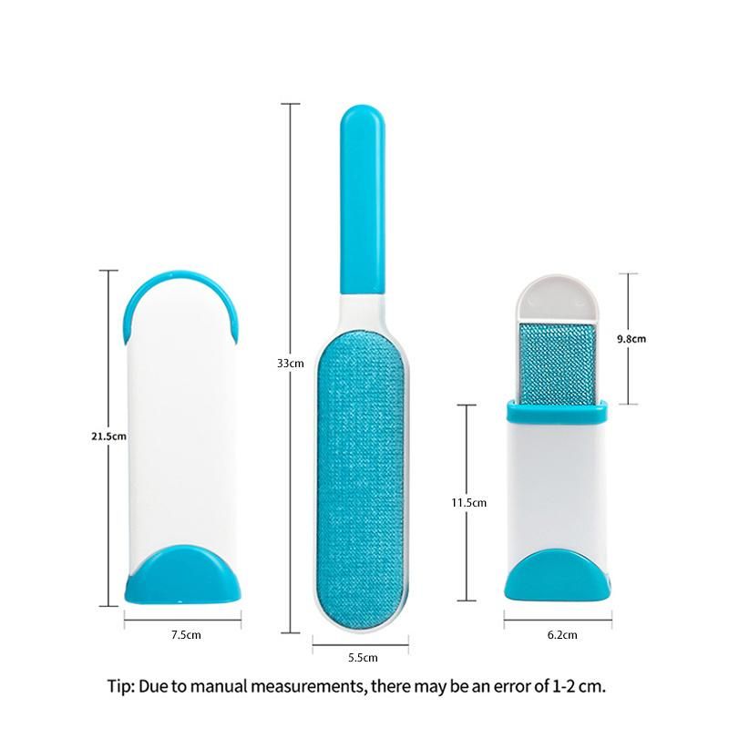 Self Cleaning Pet Brush Dog Hair Remover Pet Hair Lint Remover Brush Double-Sided Pet Fur Remover