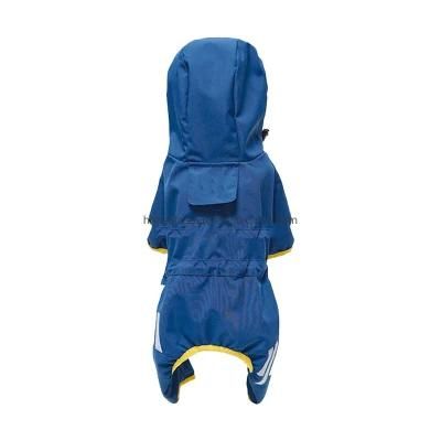 Hot Selling Dog Pet Raincoat Reflective Dog Clothes New Hooded Outdoor Raincoat Wholesale
