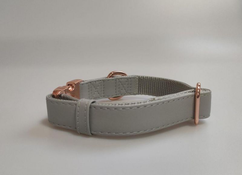 New Dog Collars, Leather Pet Collars, Microfiber Leather Dog Collar