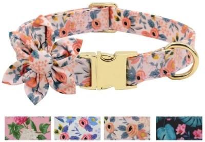 Custom Flower Girl Dog Collar for Female Dogs