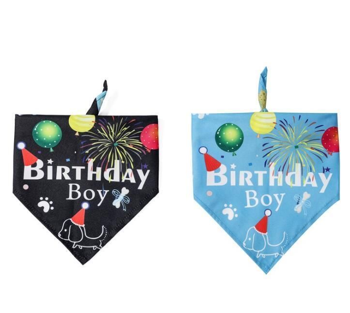 Birthday Bandana Hat Scarf Party Supplies Dog Bandana