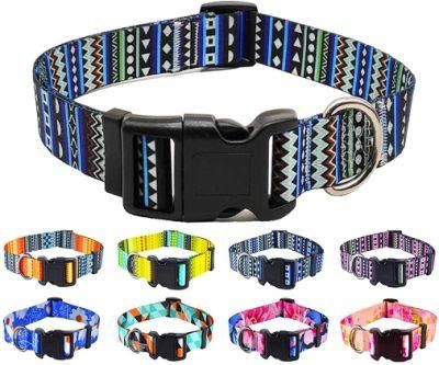 Soft Ethnic Style Collar Adjustable for Small Medium Large Dogs