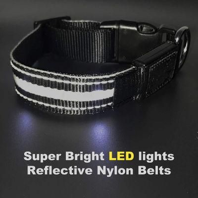 Wholesale Pet USB Rechargeable LED Flashing Dog Collar