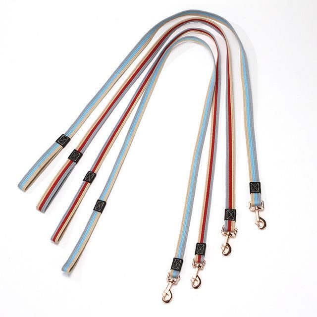 Soft Comfortable Cotton Weave Dog Collar Leash