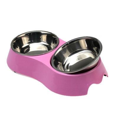 Pet Bowl Feeder Pet Bowl Twin Bowl Pet Bowl Double Bowl