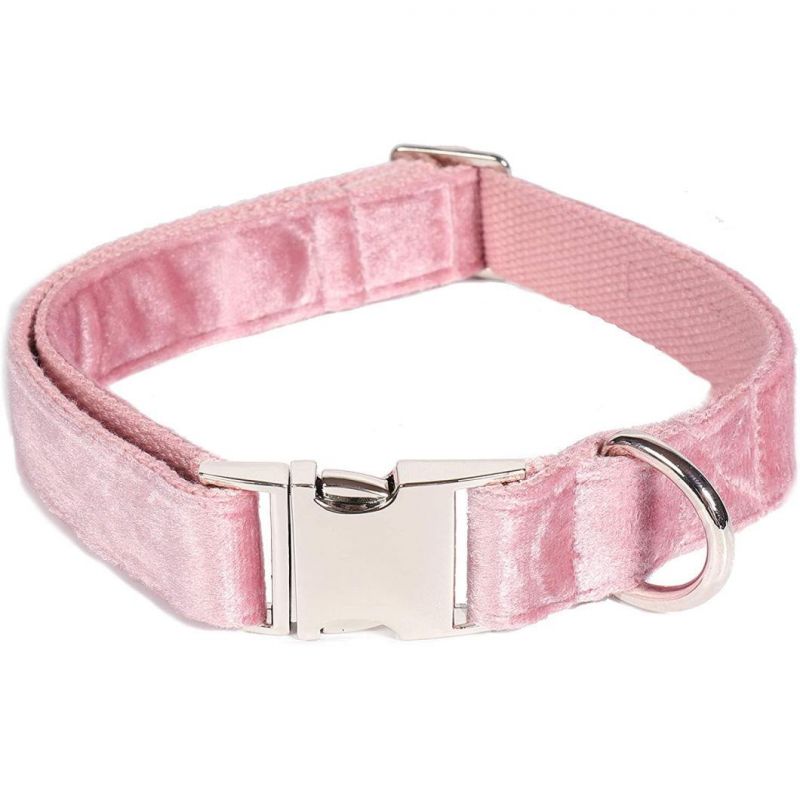 Velvet Classic Soft Comfortable Adjustable Dog Collar