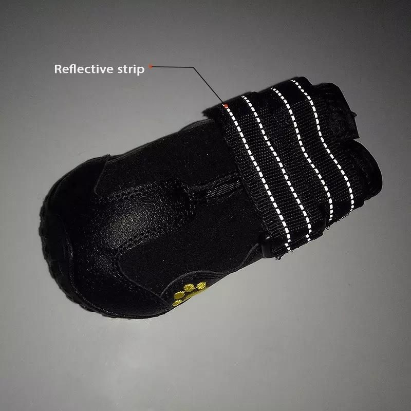 Reflective Dog Shoes Pet Waterproof Anti-Slip Rain Boots Paw Protectors