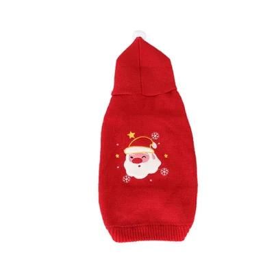 Santa Claus Christmas Dog Sweater Hoodie Pet Sweater