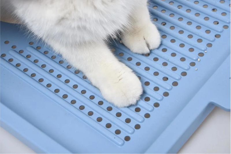 High Quality Cat Litter Box Toilet Configurable Cat Litter Box Top-Entry or Front-Entry Reduces Litter Tracking Wbb18603