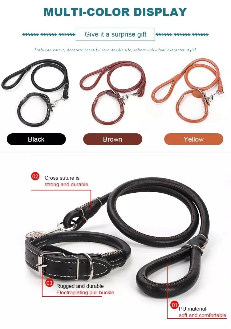 Wholesale Dog Harness with Leather Dog Leash High Quality Dog Products