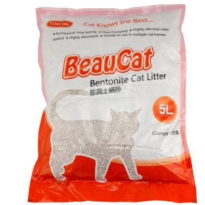 Chinese Manufacturer Produce Low Dust Quick Clumping Soluble Bentonite Cat Litter