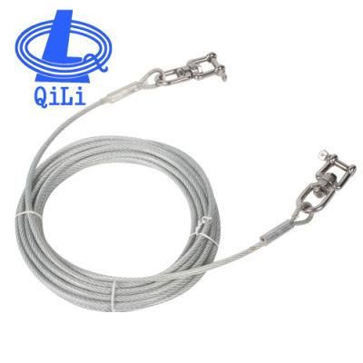 Dog Leash Wire Rope with Regular Swivels