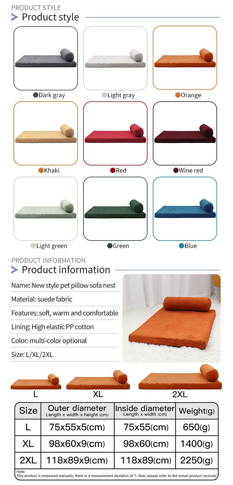 Customized Pet Beds Eco-Friendly Removable Washable Memory Foam Dog Bed