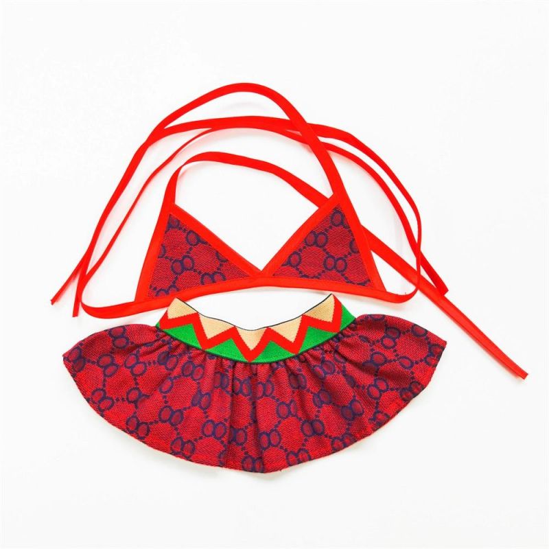 Pets Beach Skirt Cat Clothes Dog Bikini Suit