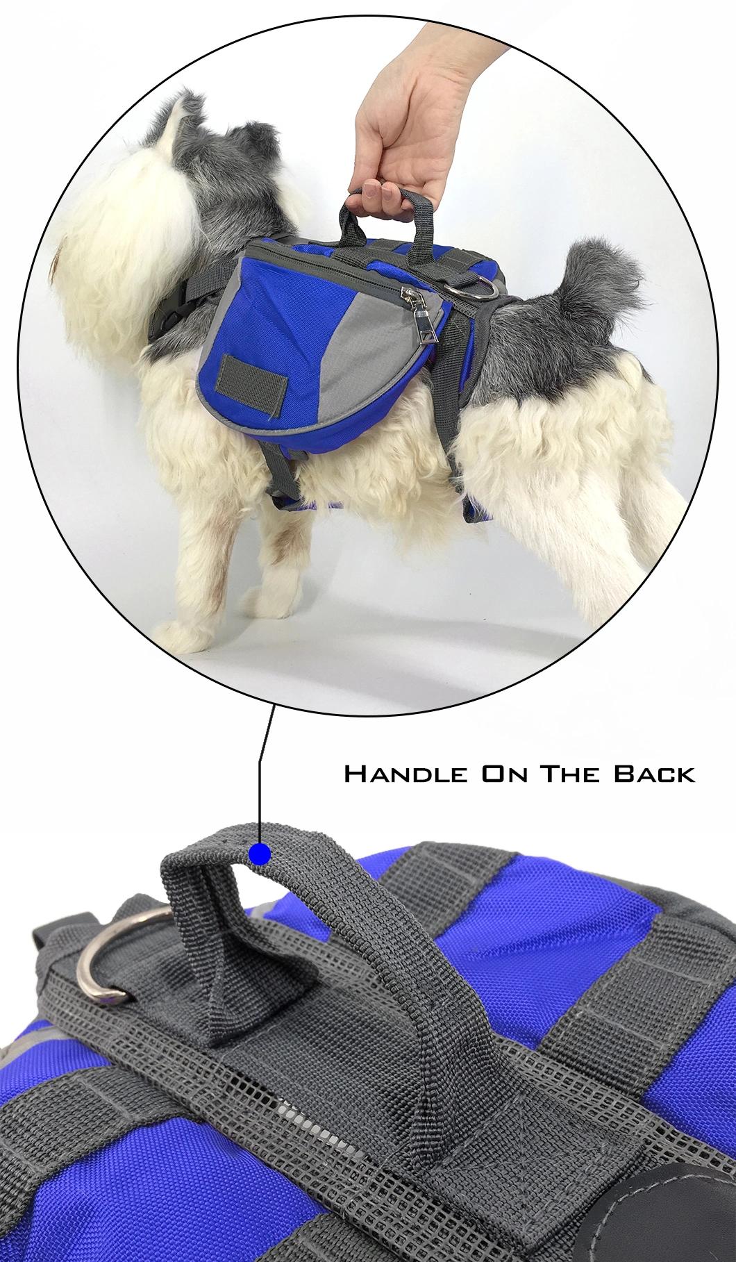 Adjustable Reflective Travel Camping Dog Harness Outdoor Pet Products