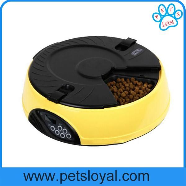 Manufacturer Automatic 6 Meals Pet Dog Feeder Bowl