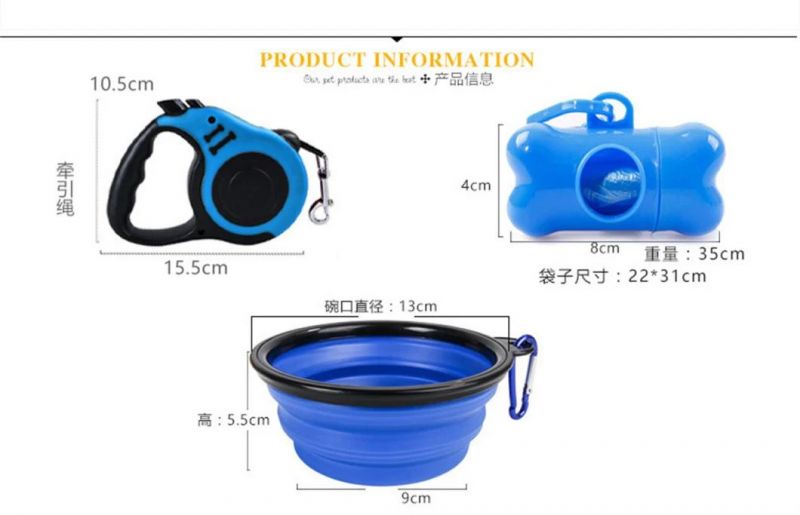 Pet Garbage Bag Dispenser Recycling Poop Bags Set Accessories