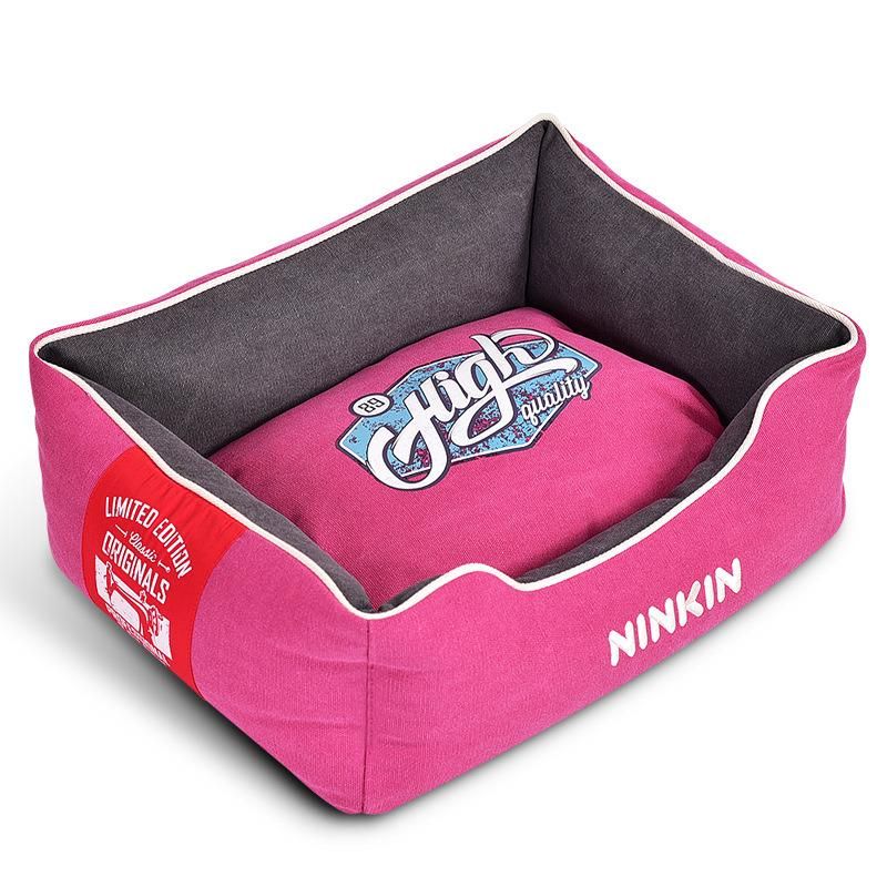 Square Bed for Small and Medium Pet Dog Cat