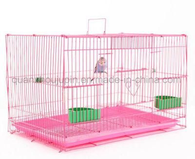 Custom High Quality Metal Handle Parrot Birdcage Bird Cage