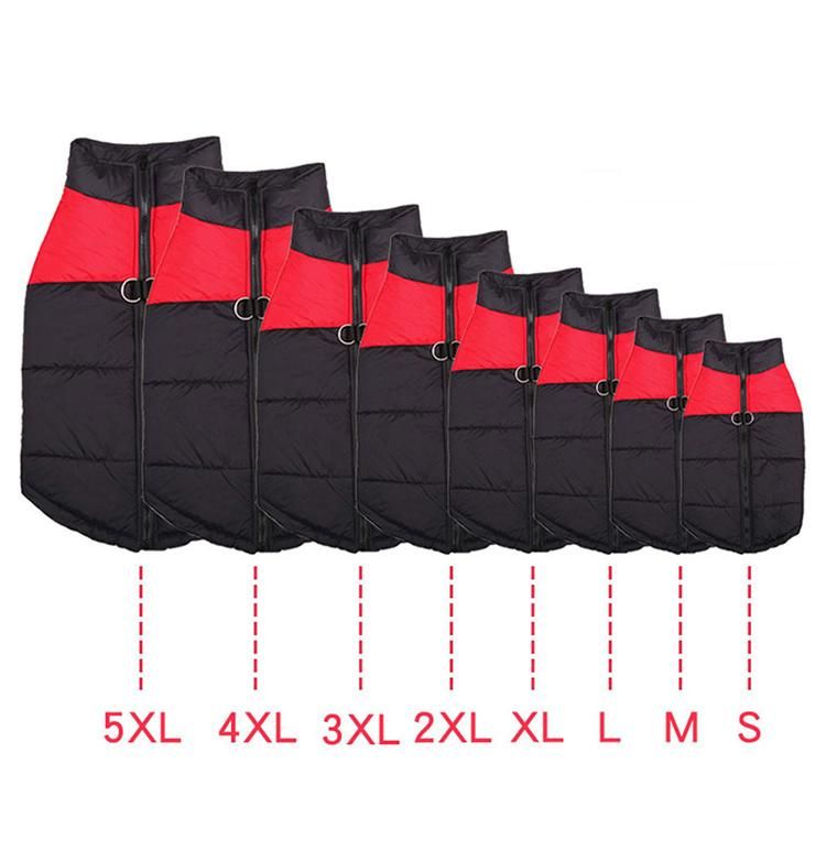 Dog Products, Dog Cold Weather Coat, Reflective Waterproof Winter Pet Jacket, Warm Cotton Lined Vest Windproof Outdoor Apparel for Small Medium and Large Dogs