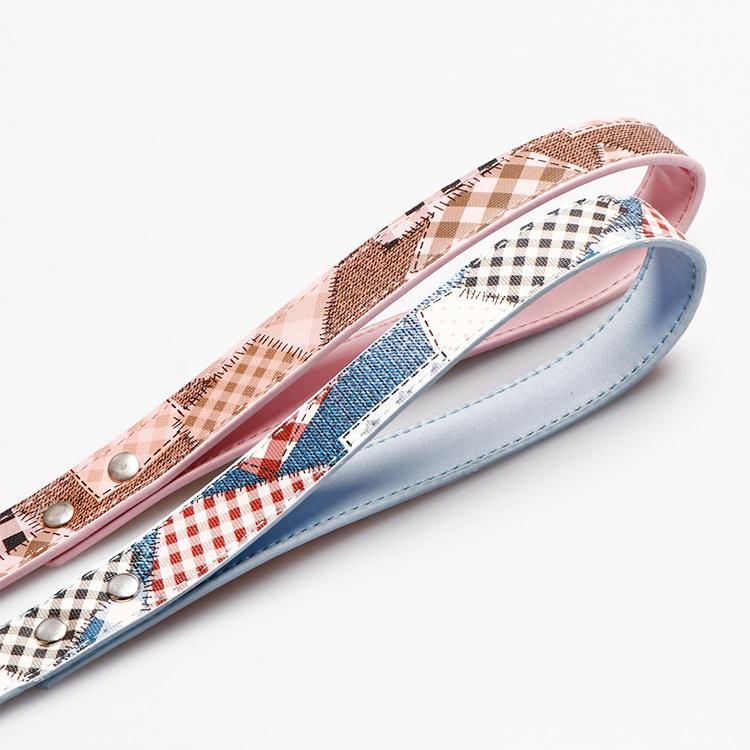 Pets Product Wholesale Multi-Color Soft Luxury Pet Dog Leather Leash
