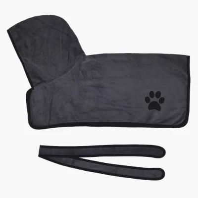 Mircofiber Absorbent Grooming Quick Drying Robe Bathrobe Cat Dog Products