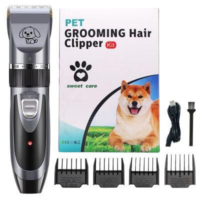 Dog Shaver Clippers Cat Hair Brush Set Electric Quiet Dog Pet Hair Clipper Dog Hair Trimmer