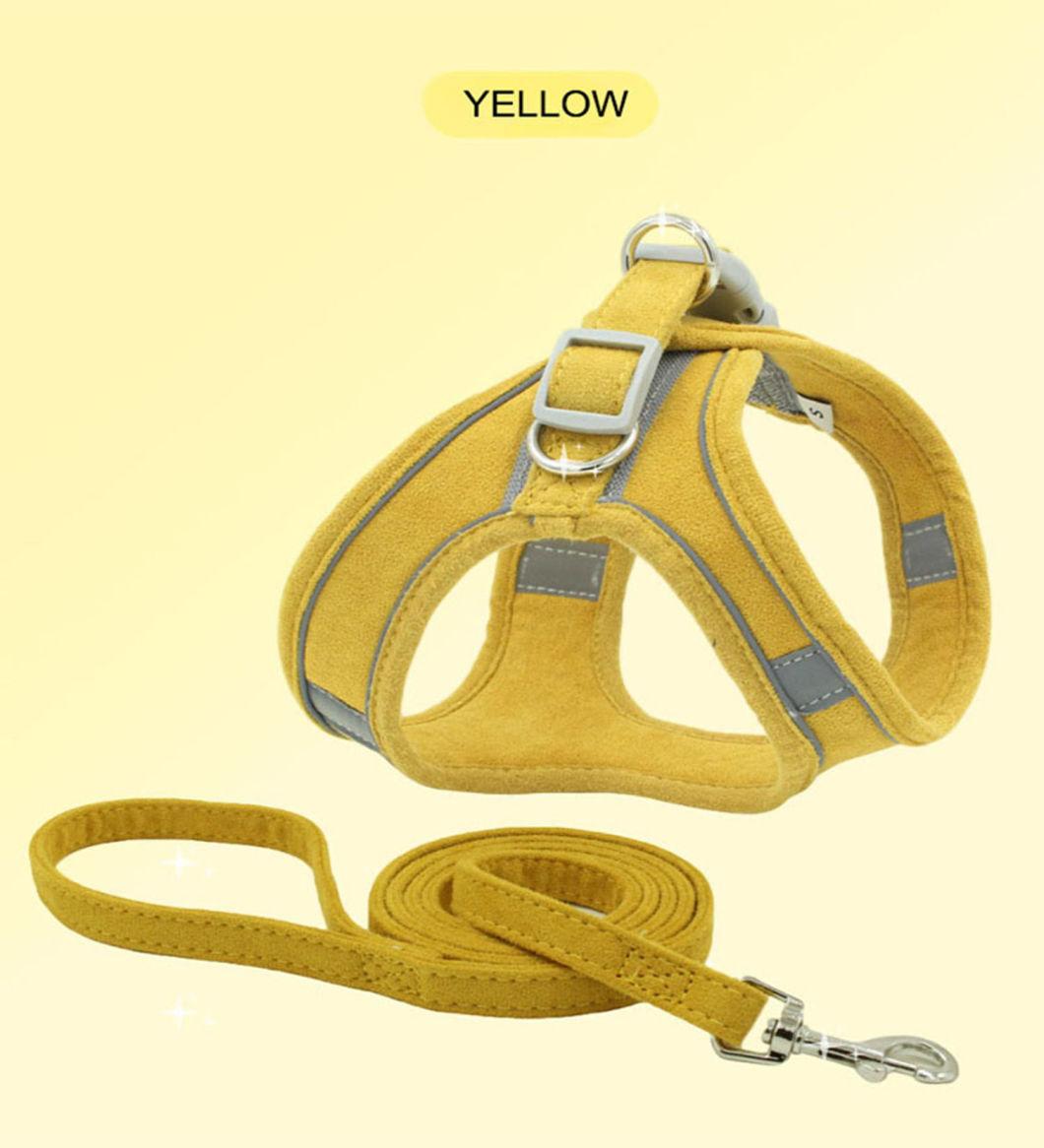 No Pull Pet Harness High Reflective Dog Harness Cat Harness with Pet Leash