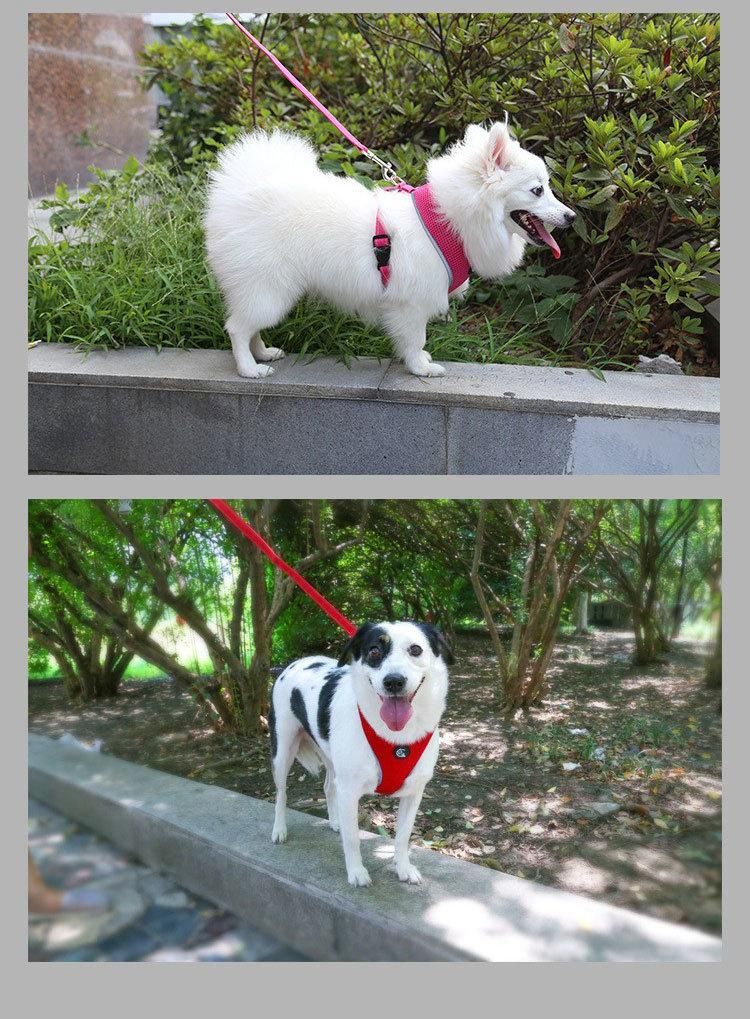 Pet Supplies Wholesale Breathable Custom Mesh Nylon Solid Pet Reflective Dog Harness