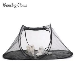 2019 Amazon Hot Selling Collapsible Portable Fabric Dog Play Dog 600d Oxford Cloth Mesh Cat Tent Wire Cat Cages