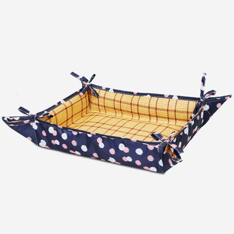 in Stock Summer Mat Small Dog Cooling Bed Pet Beds & Accessories Rattan Pet Bed