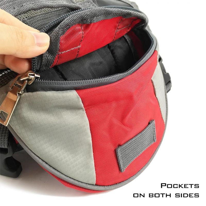 Dog Saddle Hound Hiking Saddle Travel Saddle Bag Mokofuwa