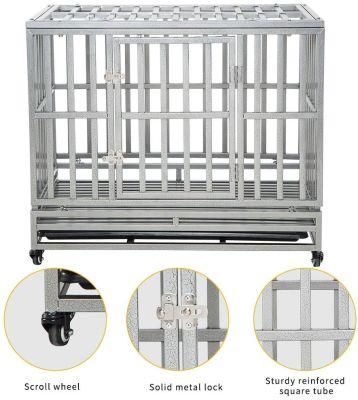 38 Inch Heavy Duty Frame Silver Pet Playpen