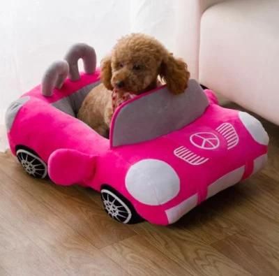 China Manufacturer Wholesale New Design Soft Warm Durable Car Shaped Pet Bed Dog Car Bed