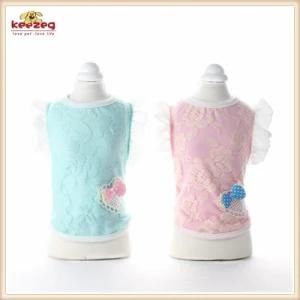 2018 New Pet Products/ Pet Dog Cat Lace Vest/Pet Clothes (KH0045)