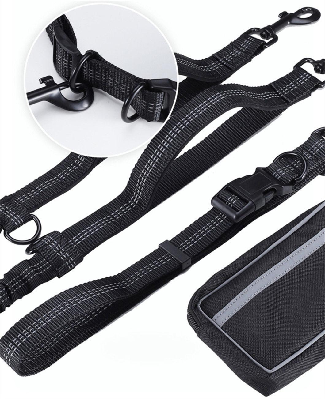 Running Belt Jogging Pull Dog Leash with Waist Bag
