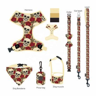 Halloween Element Dog Harness Set Customization Designer for Pet Supply Manufacturer