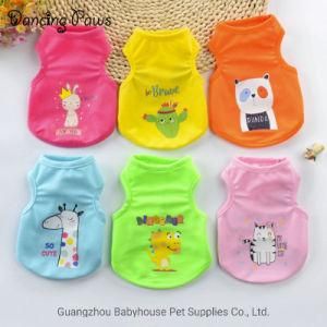 Small Dog Spring Summer Cat Dog Vest Colorful Clothes for Small Dog Cat Vest