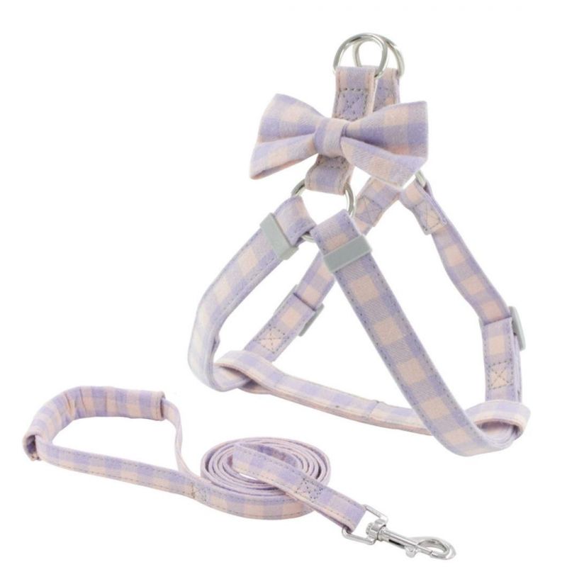 Durable Triangle Dog Harness No Hurt Skin Soft Cotton Pet Harness