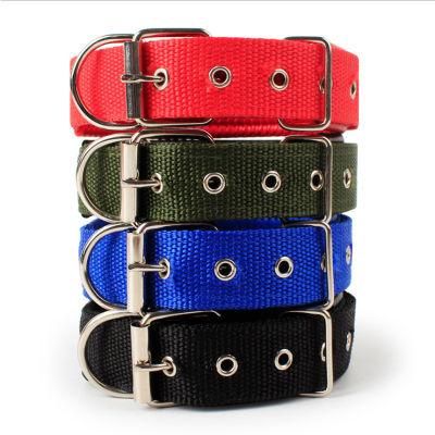 Luxury Dog Collar Solid Strong Dog Collar Hardware Nylon Polypropylene Tactical Dog Collar