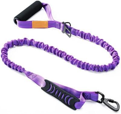 6FT Highly Reflective Heavy Duty Elastic Bungee Medium and Large Dog Leash