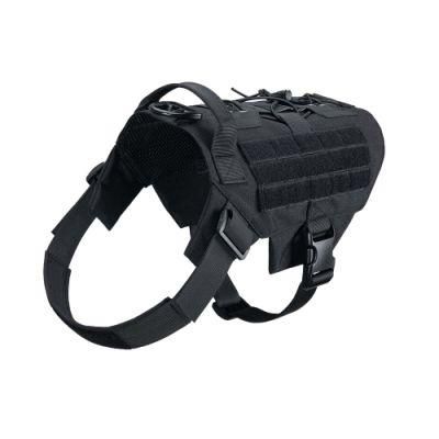 Military Dog Harness Tactical Dog Harness Adjustable No-Pull Dog Harness Service Dog Vest Patrol K9 Dog Harness with Handle